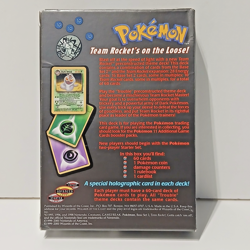 Pokemon WOTC 1999-2000 - Team Rocket Trouble Theme Deck - Empty Box +Inserts - Image 4