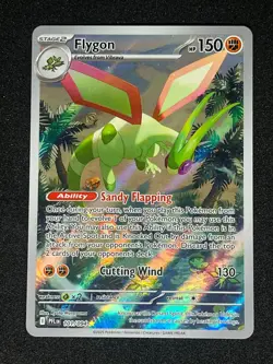 Pokemon Phantasmal Flames 119/094 Illustration Rare Flygon 101/094 Pack Fresh NM - Image 1