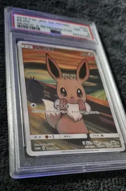 Pokemon TCG Japanese Eevee Scream Munch A Retrospective Promo 2018 PSA 8 NM-MT - Image 4