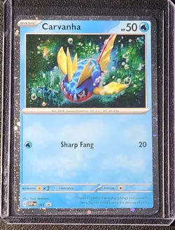 Carvanha SVP093 Pokemon card SWSH black star promo cosmos holo foil NM - Image 1