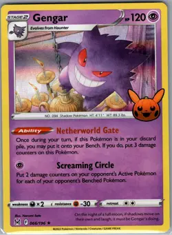 Gengar 066/196 Holo Trick or Trade BOOster Bundle 2023 - Pokemon Card - NM - Image 1