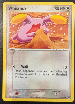 Whismur Hidden Legends 82/101 Pokemon Card LP ** - Image 1