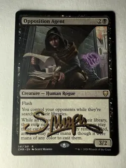 Artist Shadow Signed Opposition Agent Commander Legends MTG 141/361 - Image 1