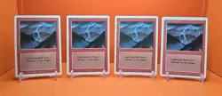 🔴🔴🔴 (4) 1994 Magic The Gathering REVISED 3RD EDITION LIGHTNING BOLT PLAYED 🔴 - Image 1