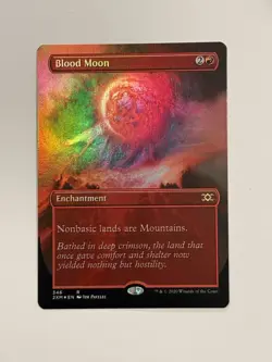 Blood Moon (Borderless) Double Masters Foil NM - Image 1