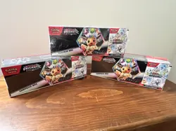 3 Pokemon Prismatic Evolutions Surprise Box Booster Bundle Sealed, Sams Club - Image 1