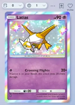 Pokemon TCG Pocket - Latias Shiny ⭐ Fantastical Parade - English - Image 1