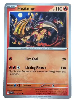 New: 2024 Pokemon TCG Heatmor 031 Sv05: Temporal Forces Regular Common - Image 1