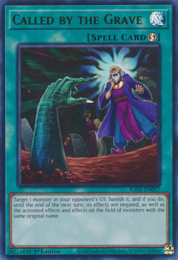 Called by The Grave - RA01-EN057 Ultra Rare 1st Ed NM Yugioh - Image 1