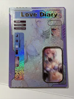 March 7th Honkai Star Film Card Goddess Waifu Anime Holo Foil Sexy Love Diary - Image 2