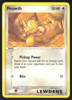 Meowth - 77/113 - Common - EX Delta Species - Pokemon Card - Image 1