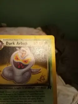 Vintage Pokemon Dark Arbok with Stamp Promo Non Holo 19/82 WOTC - Image 3