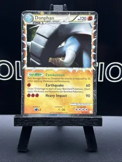 Donphan Prime 107/123 HGSS HeartGold Soulsilver Holo 2010 Pokemon TCG SWIRL VLP - Image 2
