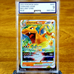Pokemon SWSH Brilliant Stars Charizard VSTAR 018/172 AGS Mint 9 Holo 2022 11933 - Image 1