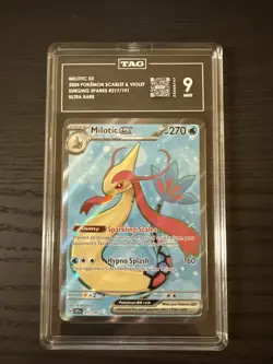 Milotic EX 217/191 Pokemon Surging Sparks Ultra Rare TAG 9 Mint - Image 1