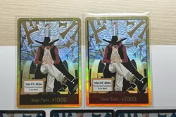 Lot Of 8: One Piece OP14 DON!! Card Hawk Eye Mihawk , 2 x Gold - Image 2