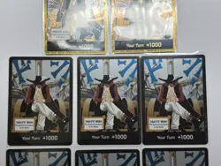 Lot Of 8: One Piece OP14 DON!! Card Hawk Eye Mihawk , 2 x Gold - Image 3