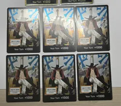 Lot Of 8: One Piece OP14 DON!! Card Hawk Eye Mihawk , 2 x Gold - Image 4