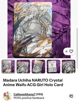 Special 4 RESERVED Naruto Sakura HOT Goddess Waifu Anime Holo Special Cards - Image 1