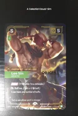 Riftbound Origins Lee Sin Promo Stamped 078/298 Card NM - Image 1