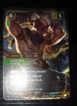 Riftbound Origins Lee Sin Promo Stamped 078/298 Card NM - Image 2