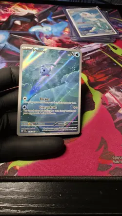 Pokemon TCG Phione Card 175/167 IR Sv06: Twilight Masquerade 2024 NM Condition - Image 1