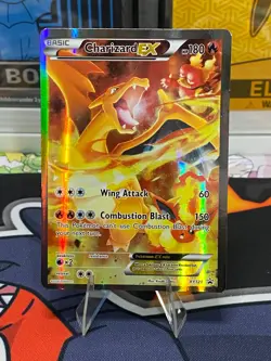 Pokemon 2016 Charizard EX XY121 XY Holo Moderately Played - Image 1