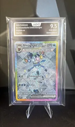 Glaziola EX AOG 9,5 MINT 150/131 Prismatische Entwicklungen Pokemon Karte - Image 1