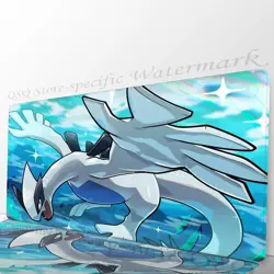Lugia - Pokemon Playmat Games Mousepad TCG Locked Edge Playmat 60cm x 30cm - Image 1