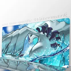 Lugia - Pokemon Playmat Games Mousepad TCG Locked Edge Playmat 60cm x 30cm - Image 1