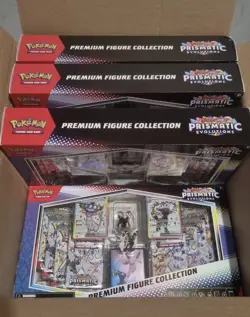 4x Pokemon TCG: Prismatic Evolutions Premium Figure Collection - BRAND NEW - Image 1