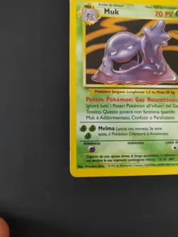 Pokemon 13/62 Muk holo GOOD ITALIANO Set Fossil Pokemon - Image 2
