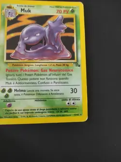 Pokemon 13/62 Muk holo GOOD ITALIANO Set Fossil Pokemon - Image 3