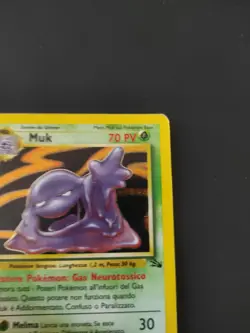 Pokemon 13/62 Muk holo GOOD ITALIANO Set Fossil Pokemon - Image 5