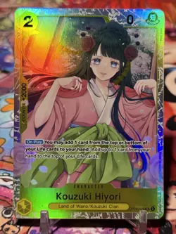 KOUZUKI HIYORI - One Piece TCG OP08-106 - SR Super Rare - Two Legends - Image 3