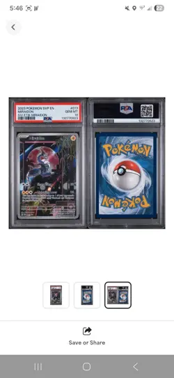 Pokemon TCG Miraidon 013 Sv: Scarlet & Violet Promo Holo PSA 10 Card Stock - Image 3