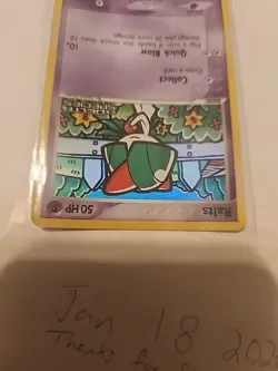 POKEMON EX DELTA SPECIES REVERSE HOLO STAMPED RALTS COMMON CARD 81/113 - Image 3