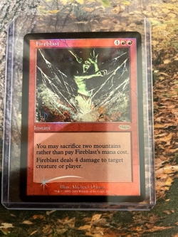 Fireblast FNM Promo Foil, mint, see pic! (1 of 2) - Image 1