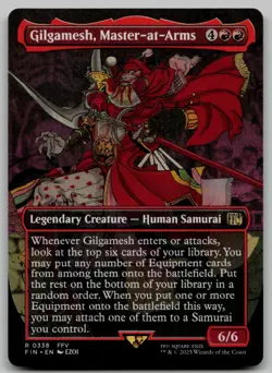 Gilgamesh, Master-at-Arms (Borderless) R FINAL FANTASY 338 NM - Image 1