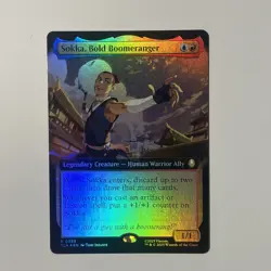 MTG - Sokka, Bold Boomeranger (Extended Art) Avatar: The Last Airbender Foil NM - Image 1