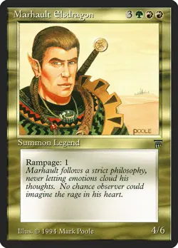 1x Marhault Elsdragon - MP - Legends - SPARROW MAGIC mtg - Image 1
