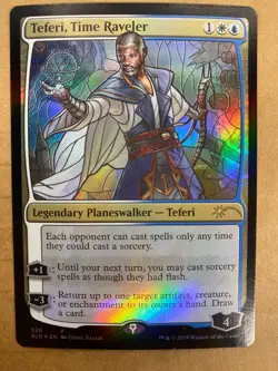 MTG 1x FOIL Teferi, Time Raveler # 526 Secret Lair Drop Magic Gathering x1 NM - Image 1