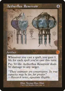 Aetherflux Reservoir Schematic MTG BRR **FOIL** (NM) x1 - Image 1