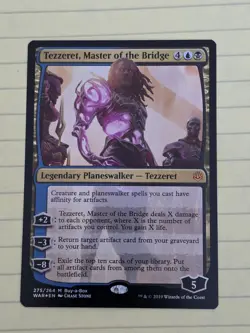 1x Tezzeret, Master of the Bridge - Buy-A-Box Promo - Foil NM-Mint, English Uniq - Image 1