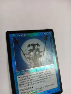 1x Foil Decree of Silence MTG Scourge Premodern Rare LP - Image 4