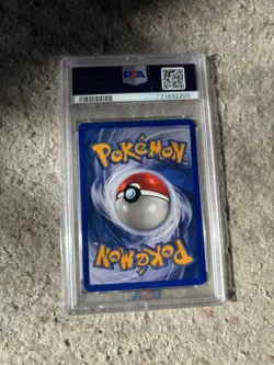 2003 POKEMON AQUAPOLIS 1 AMPHAROS-REVERSE FOIL PSA 8 - Image 3