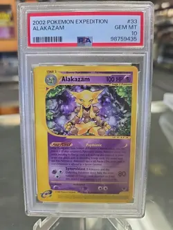 Pokemon Alakazam Expedition Non Holo #1/165 PSA 10 GEM MINT 2002 - Image 1