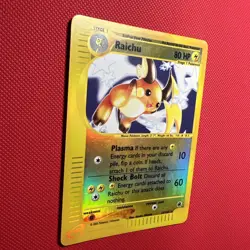 Pokemon Raichu Expedition Base Set 61/165 Reverse Holo Rare - Image 3
