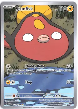 Stunfisk 118/086 Illustration Rare White Flare Pokemon - Image 1