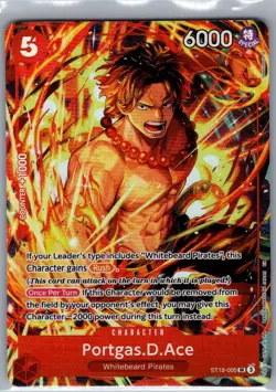 Portgas.D.Ace (Illustration Box Vol.5) ST15-005 English - One Piece Card - NM - Image 1